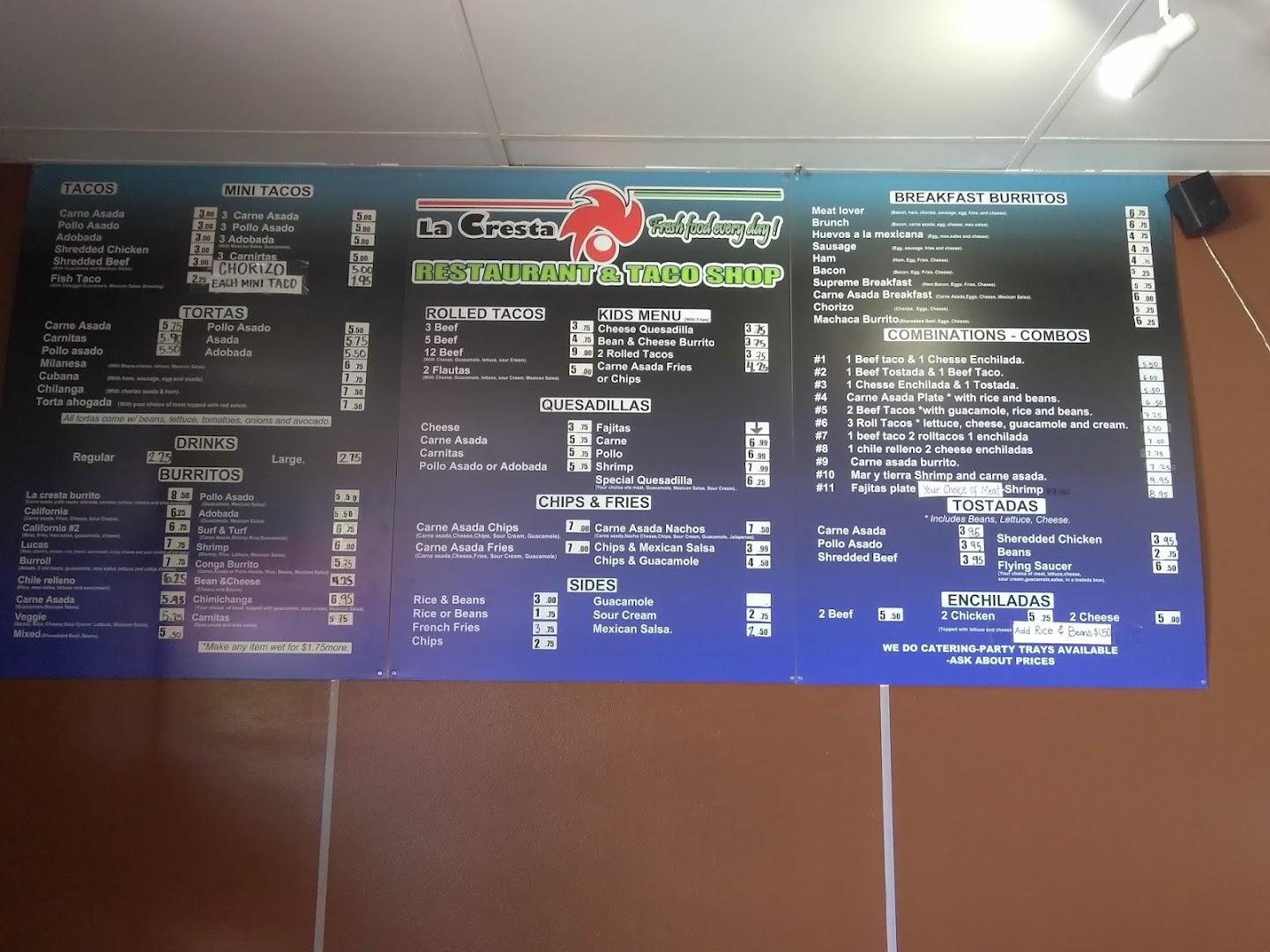 La Cresta Restaurant and Caffe